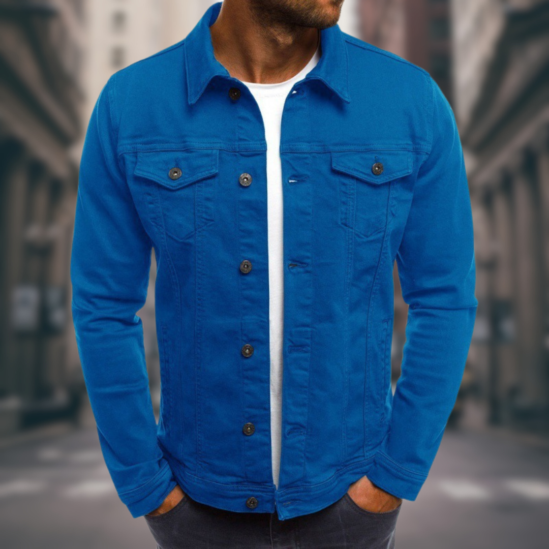 Artur - Jaqueta de Denim Corte Ajustado