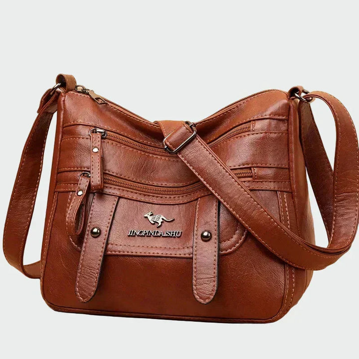 Elegante mala de couro