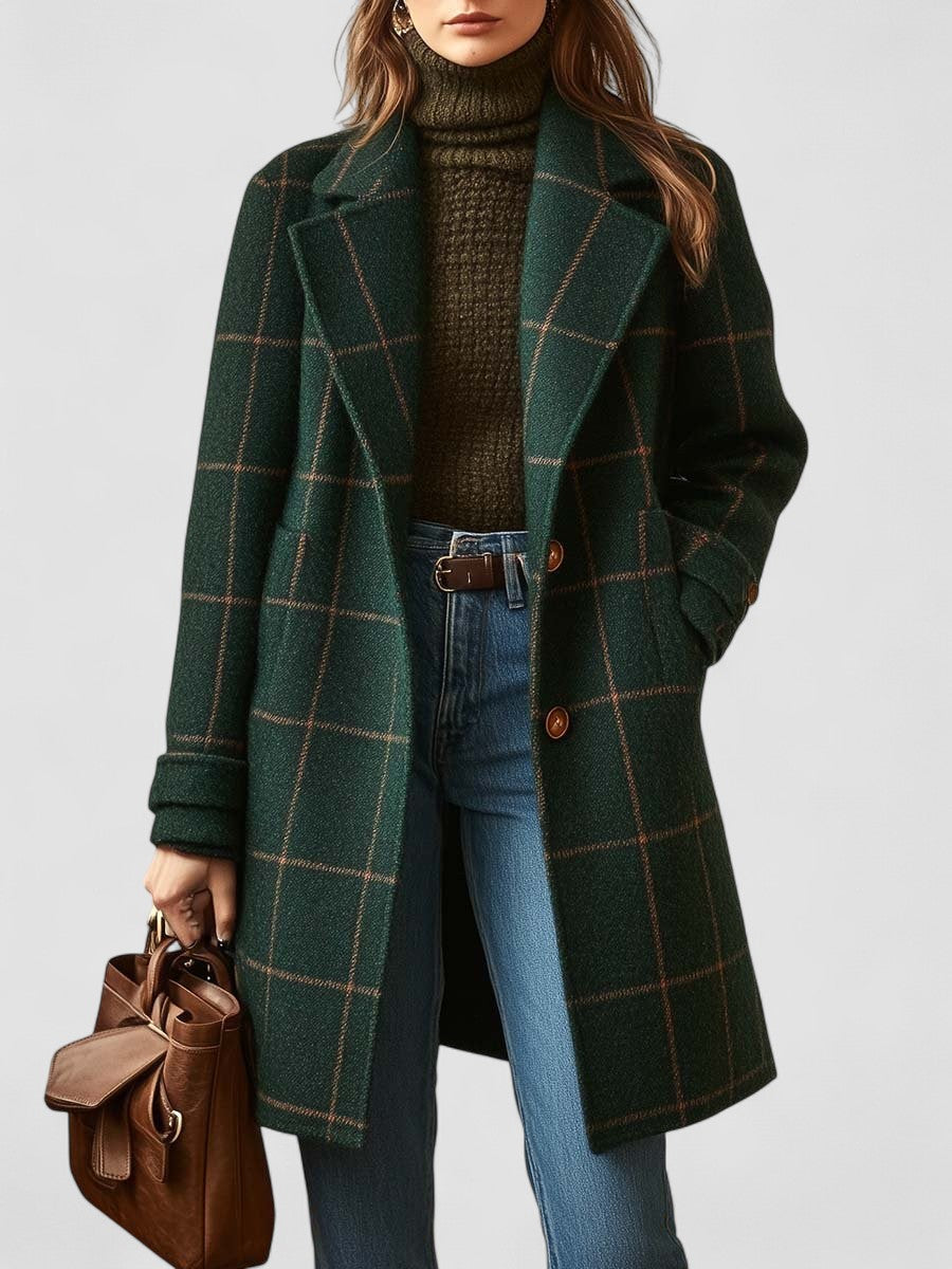 Irlanda - Casaco em Padrão Xadrez